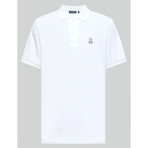 NWT Psycho Bunny Men's Classic Pique Polo Shirt White Size 6/L